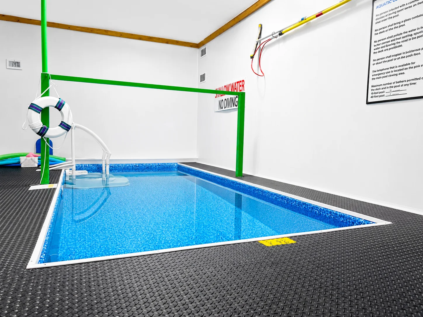 Beautiful indoor commercial pool facility